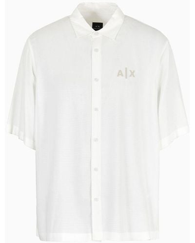 Armani Exchange Chemises Décontractées - Blanc