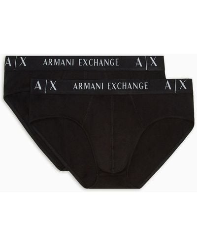 Armani Exchange Slips - Nero