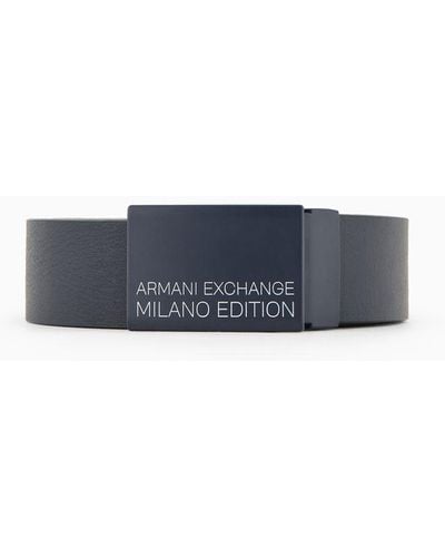 Armani Exchange Cinturones - Azul