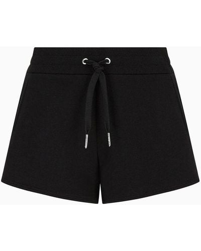Armani Exchange Shorts In French Terry - Nero