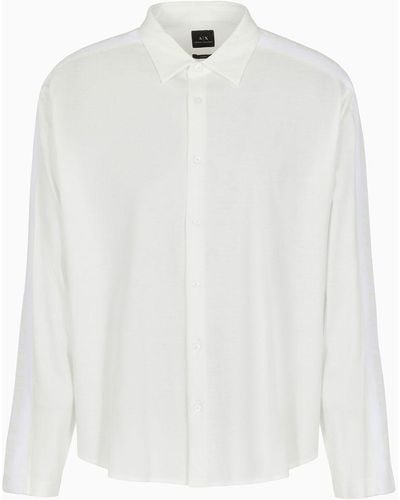 Armani Exchange Casual Shirts - White