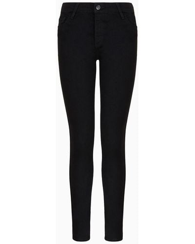 Armani Exchange J01 Super Skinny Fit Jeans In Stretch Denim - Black