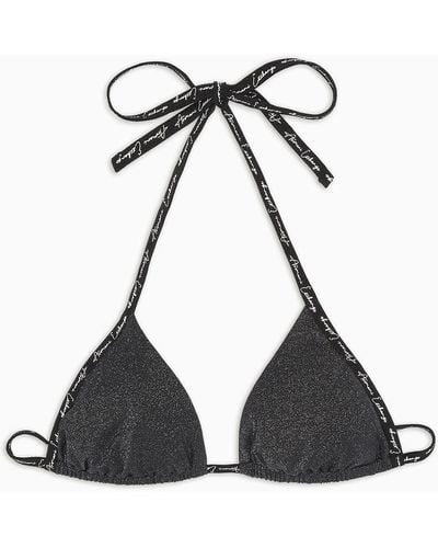 Armani Exchange Hauts De Bikini - Noir