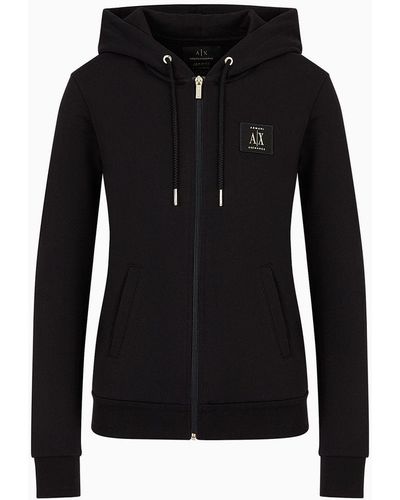Armani Exchange Sweatshirts Mit Reißverschluss - Schwarz