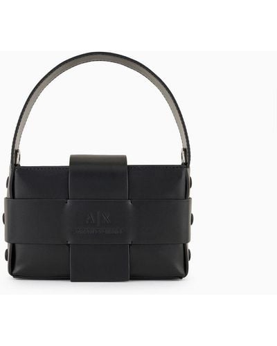 Armani Exchange Cross Fabric Minibag - Black