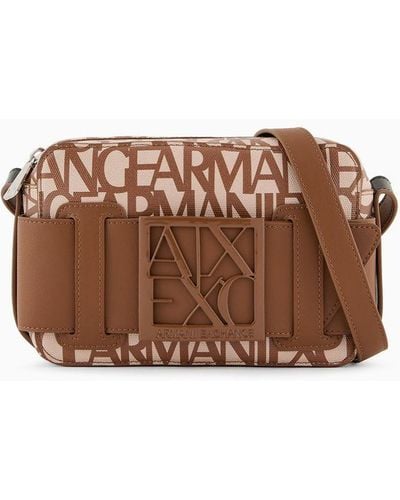 Armani Exchange Crossbody Bags - Brown