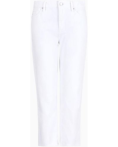 Armani Exchange Boyfriend Jeans - White