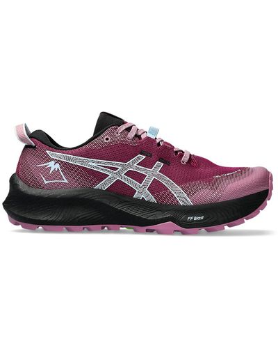 Asics Gel Trabuco 12 S Running Trainers Road Shoes Blackberry 8 - Purple