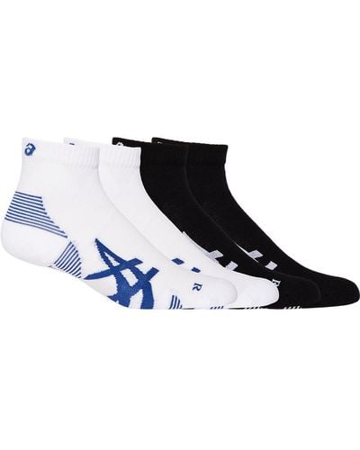 Asics 2ppk Cushion Run Quarter Sock - Zwart