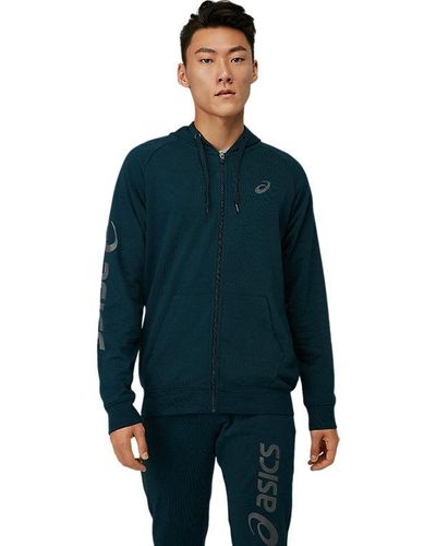 Asics Fz Hoodie - Blue