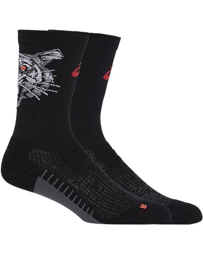 Asics PERFORMANCE RUN SOCK CREW - Schwarz