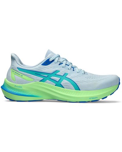 Asics Gt 2000 12 Loopschoenen Zwart Zilver - Blauw