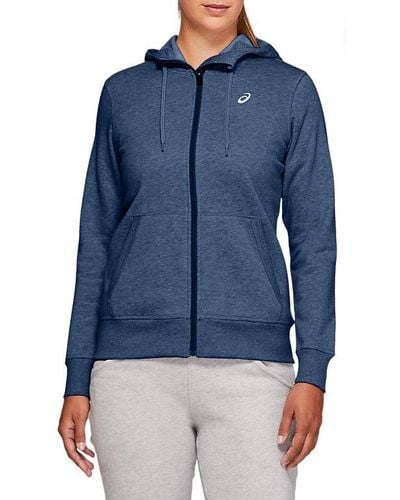 Asics Sport Knit Hood - Blau