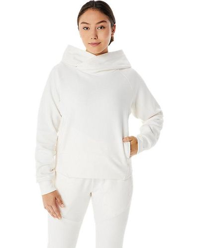 Asics MOBILITY KNIT PULLOVER HOODIE - Blanco
