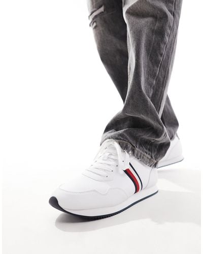 Tommy Hilfiger – core – niedrige sneaker - Weiß