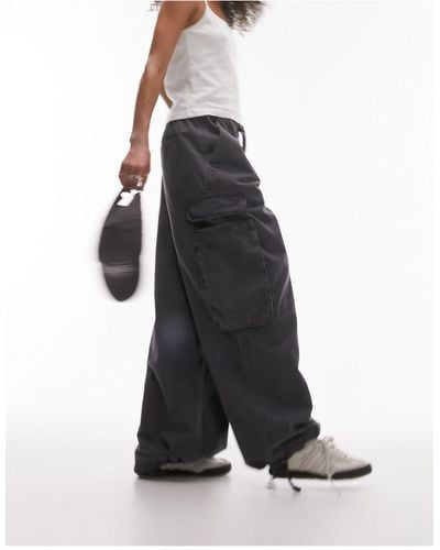 Topshop black hotsell cargo pants
