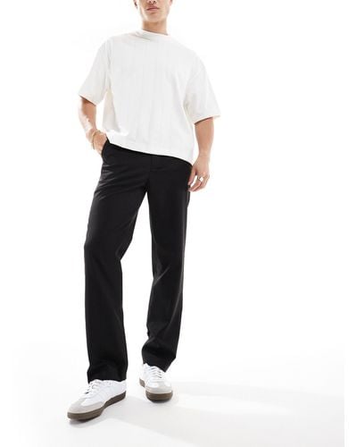 ASOS Straight Suit Trouser - White
