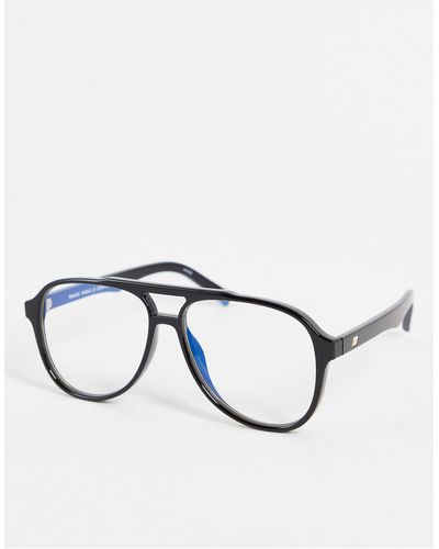 Le Specs Tragic Magic - Pilotenbril Tegen Blauw Licht - Zwart