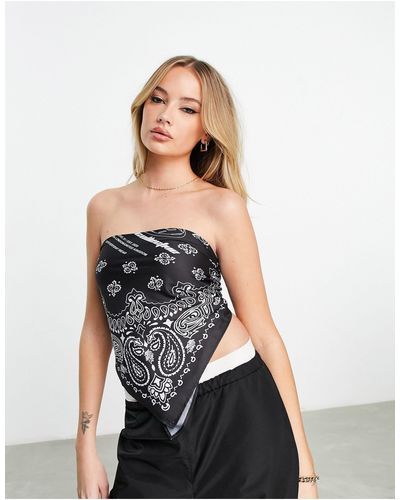 ASOS Multiway Bandana And Top - Black