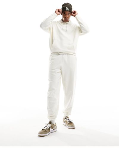 ASOS Tracksuit With Oversized Hoodie And jogger - White
