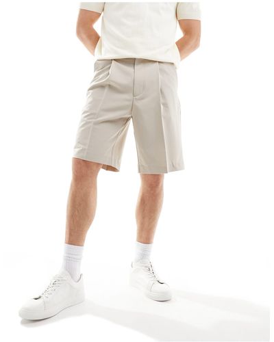 Jack & Jones Originals – locker geschnittene elegante shorts - Natur