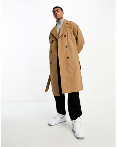 Only & Sons Trench Coat - White