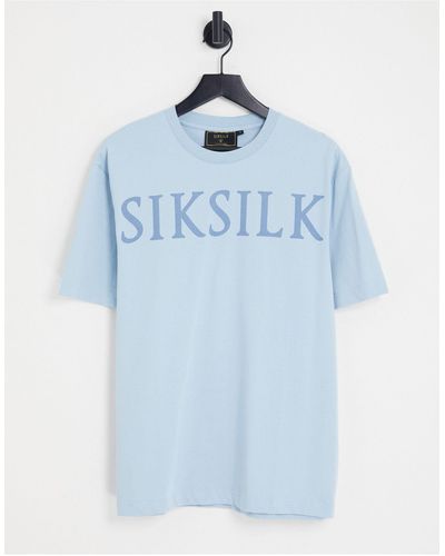 SIKSILK Co-ord Oversized T-shirt - Blue