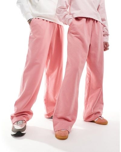 Collusion Unisex - joggers comodi rosa