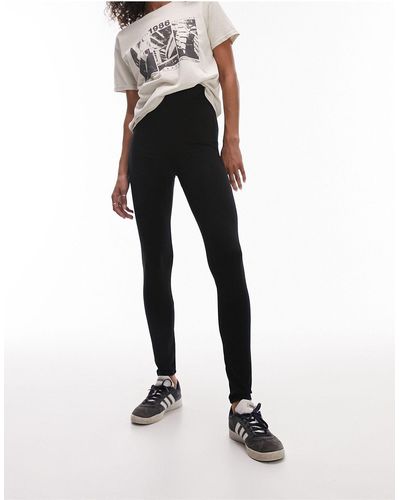 TOPSHOP legging Met Hoge Taille - Zwart