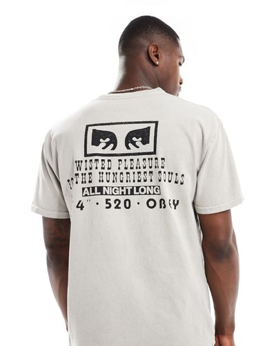 Obey Throwback Graphic T-shirt - White
