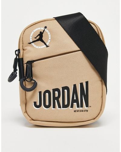 Nike Jordan - mvp - borsello a tracolla beige - Nero