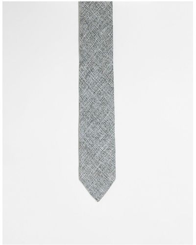 ASOS Cravate texturée - anthracite - Gris