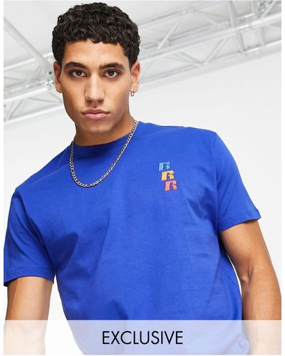 Russell Crew Neck T-shirt - Blue
