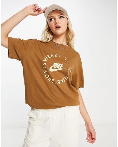 Nike – sport utility – boyfriend-t-shirt - Weiß