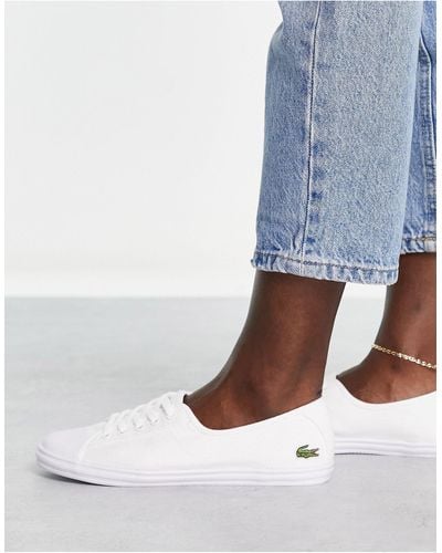 Lacoste Ziane Canvas Sneakers - White