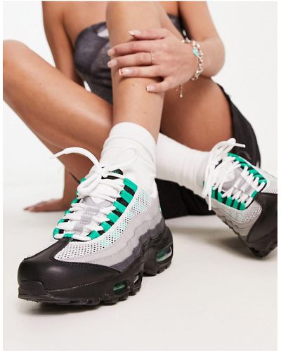 Nike Air - max 95 - sneakers nere e verdi - Nero
