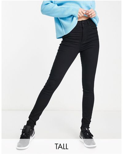 New Look Skinny Jeans Met Hoge Taille - Blauw