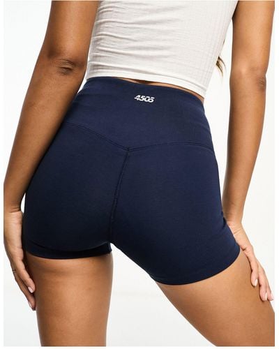 ASOS 4505 – icon booty – shorts mit baumwolle - Blau