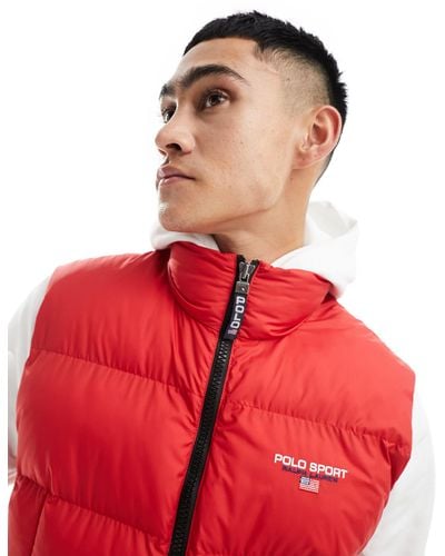 Polo Ralph Lauren Sport capsule - doudoune sans manches - Rouge