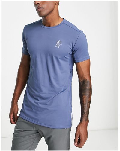 Gym King 365 - T-shirt Met Korte Mouwen - Blauw