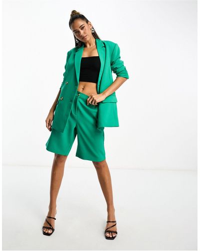 French Connection Luxe - pantaloncini sartoriali smeraldo - Verde