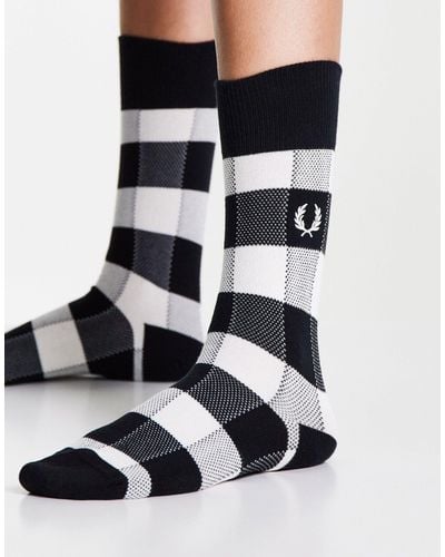 Fred Perry Check Socks - Multicolor