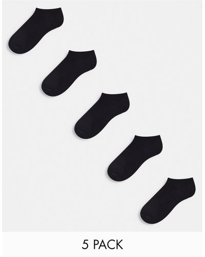 ASOS 5 Pack Sneaker Socks - White