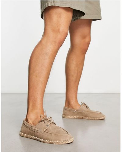 ASOS Espadrilles Boat Shoes - Natural