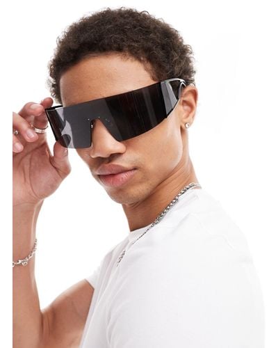 ASOS Visor Sunglasses - White