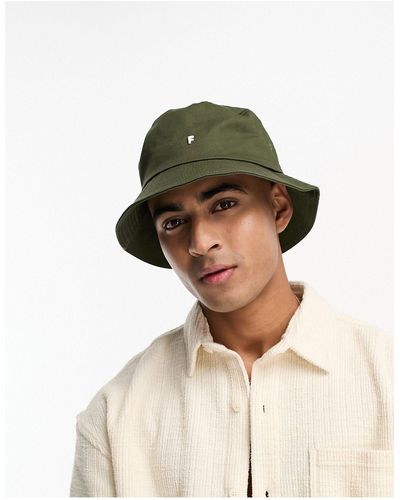 Fenton Bucket Hat Met Mini Logo - Groen