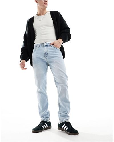 Pull&Bear Straight Fit Jeans - Black