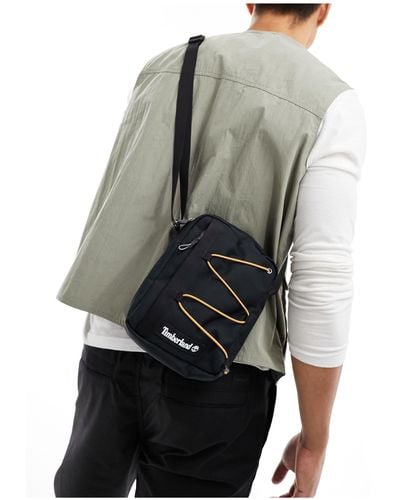 Sac bandoulière homme timberland cuir sale