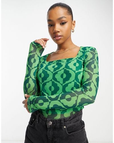 Y.A.S Krizza Long Sleeve Top - Green