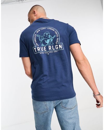 True Religion T-shirt - Blauw